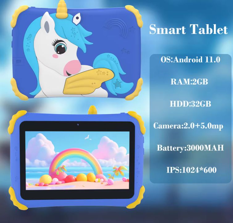 Kids 7 Unicorn Wifi Educational Tablet