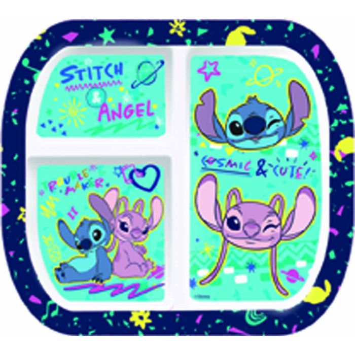 Stitch Drawing Divided Plate