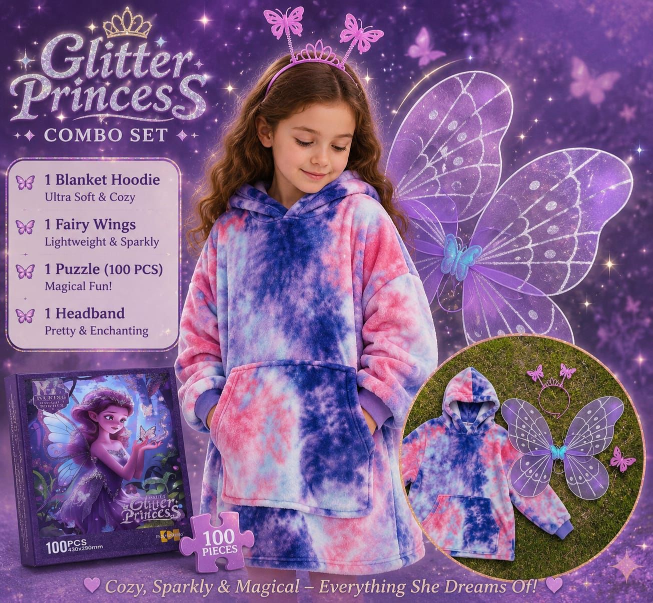Glitter Princess Combo Set
