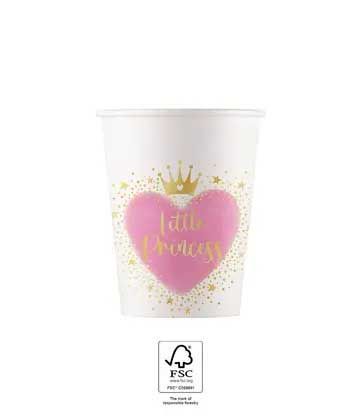 MY LITTLE PRINCESS PAPER CUPS 200ML 8CT