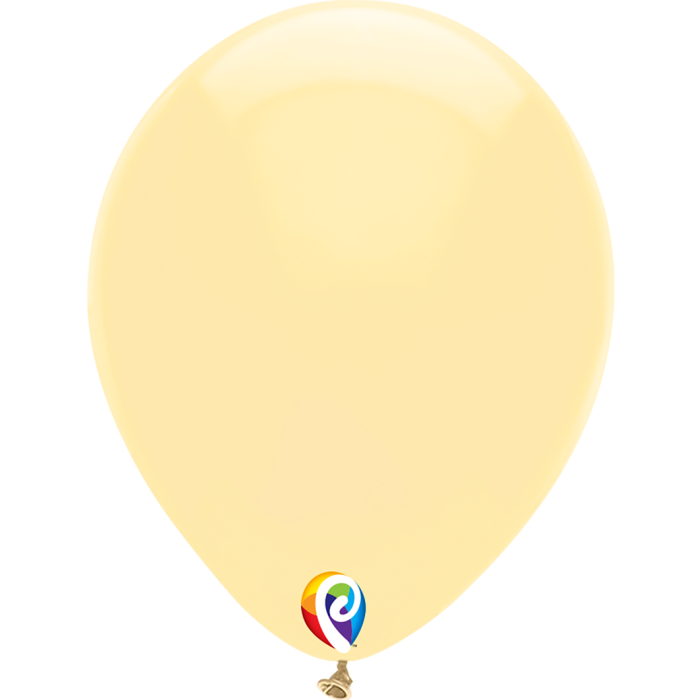 FS 12 INCH LATEX STANDARD COLOUR IVORY 100CTP
