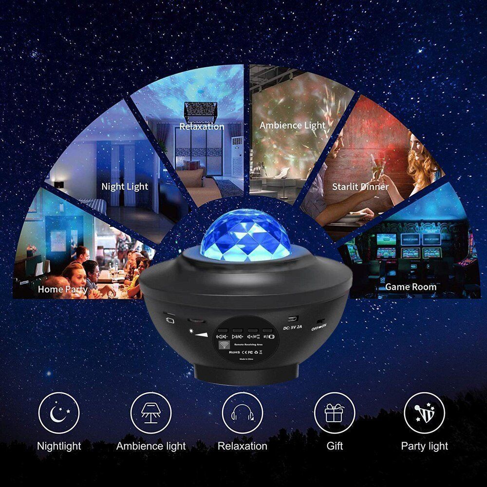 Galaxy Projector And Speaker