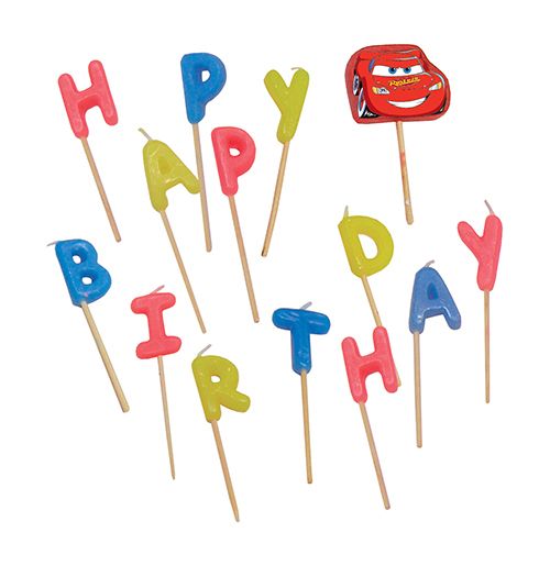CARS 3 PARTY FAVOR HBDAY TOOTHPICK CANDLES 1CT
