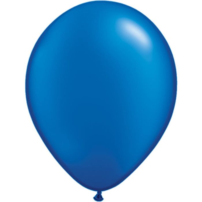 11 INCH LATEX RND PRL SAPPHIRE 100CTP
