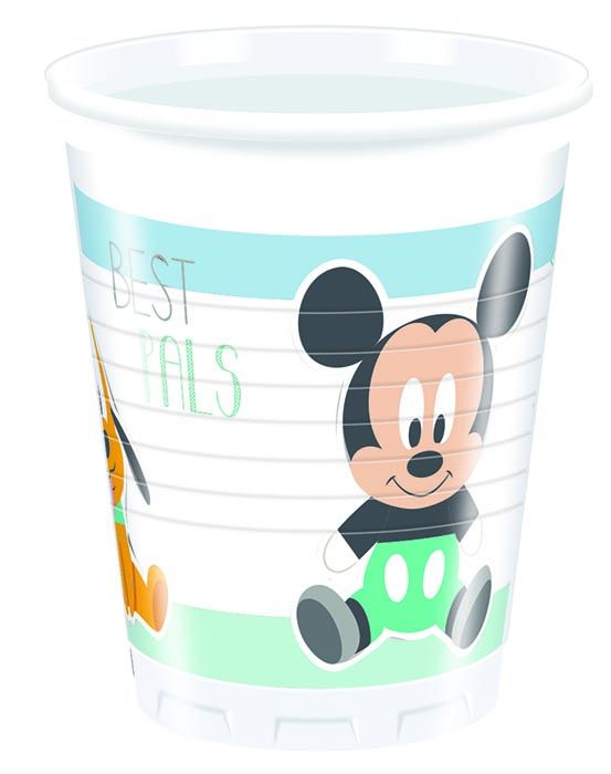 MICKEY INFANT PLASTIC CUPS 200ML 8CT