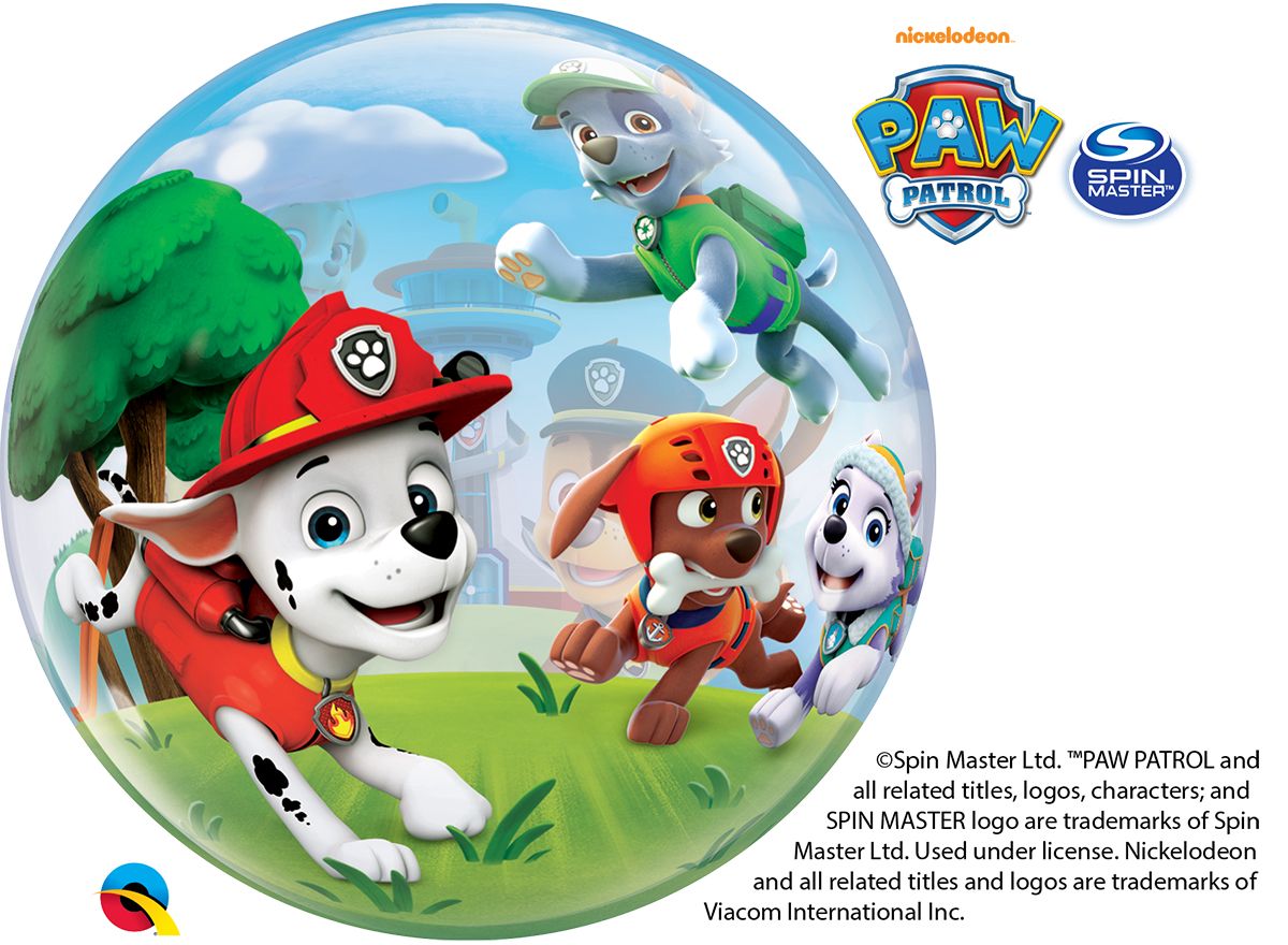 22 INCH SINGLE BUBBLE PAW PATROL 1CTP