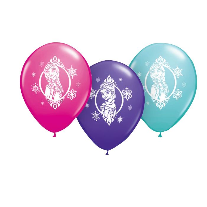 11 INCH LATEX RND PRINTED FROZEN 2 SIDE PRNT