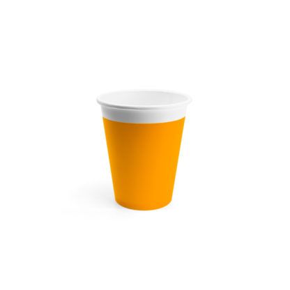 ECO COMP IND ORANGE PAPER CUPS 200ML 8CT