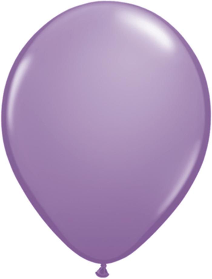 5 INCH LATEX PLAIN RND SPRING LILAC 100CTP
