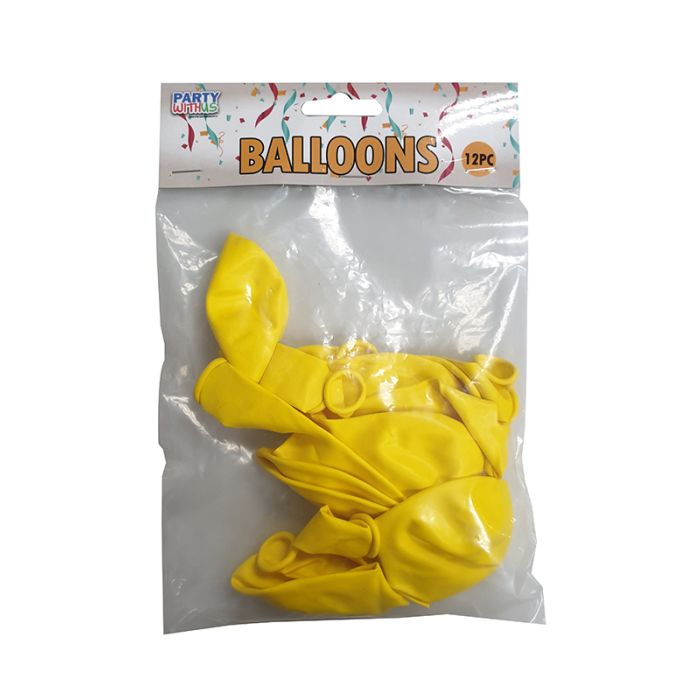 12 INCH LATEX STANDARD BALLOONS