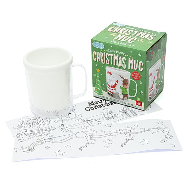 CHRISTMAS COLOURING MUG