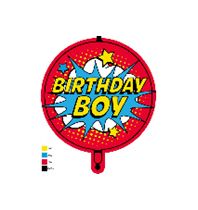 18 INCH AIR-HELIUM FOIL BIRTHDAY SUPERHERO 1CTP