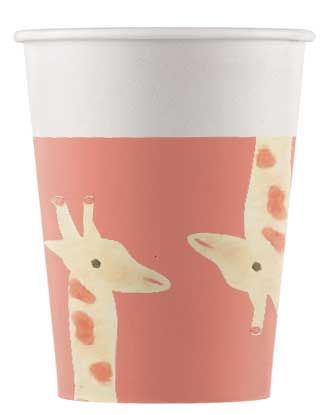 SAFARI PAPER CUPS 200ML 8CT