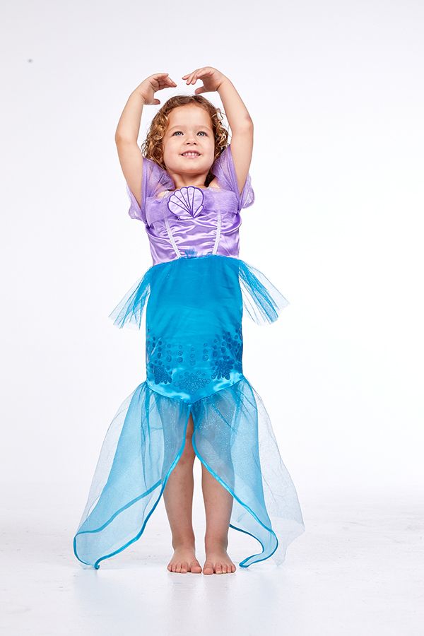 DISNEY PRINCESS ARIEL DRESS UP AGE 3 4 1CT
