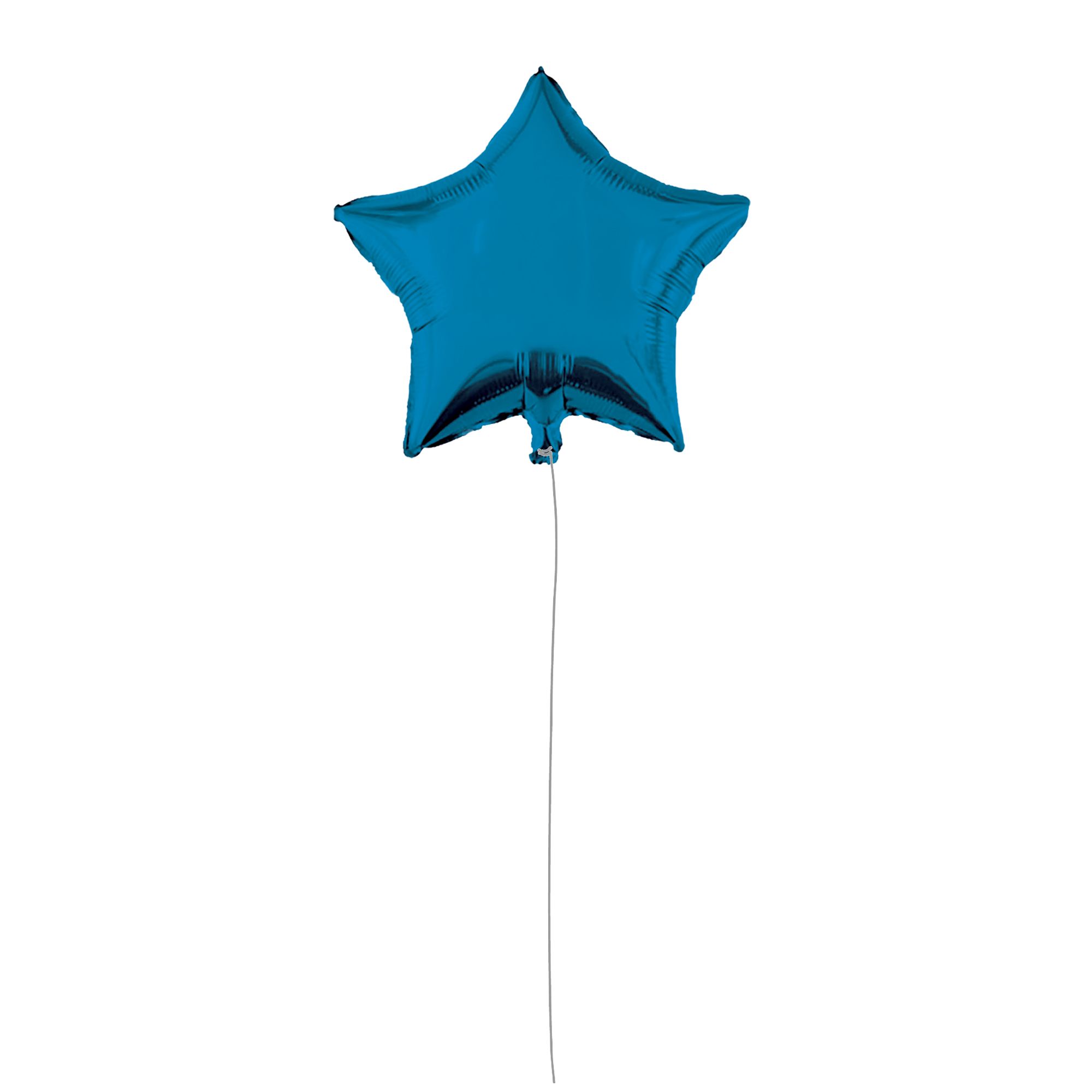 18 INCH AIR-HELIUM FOIL LIGHT BLUE STAR 1CTP