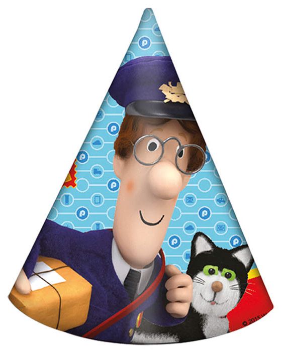 POSTMAN PAT HATS 6CT