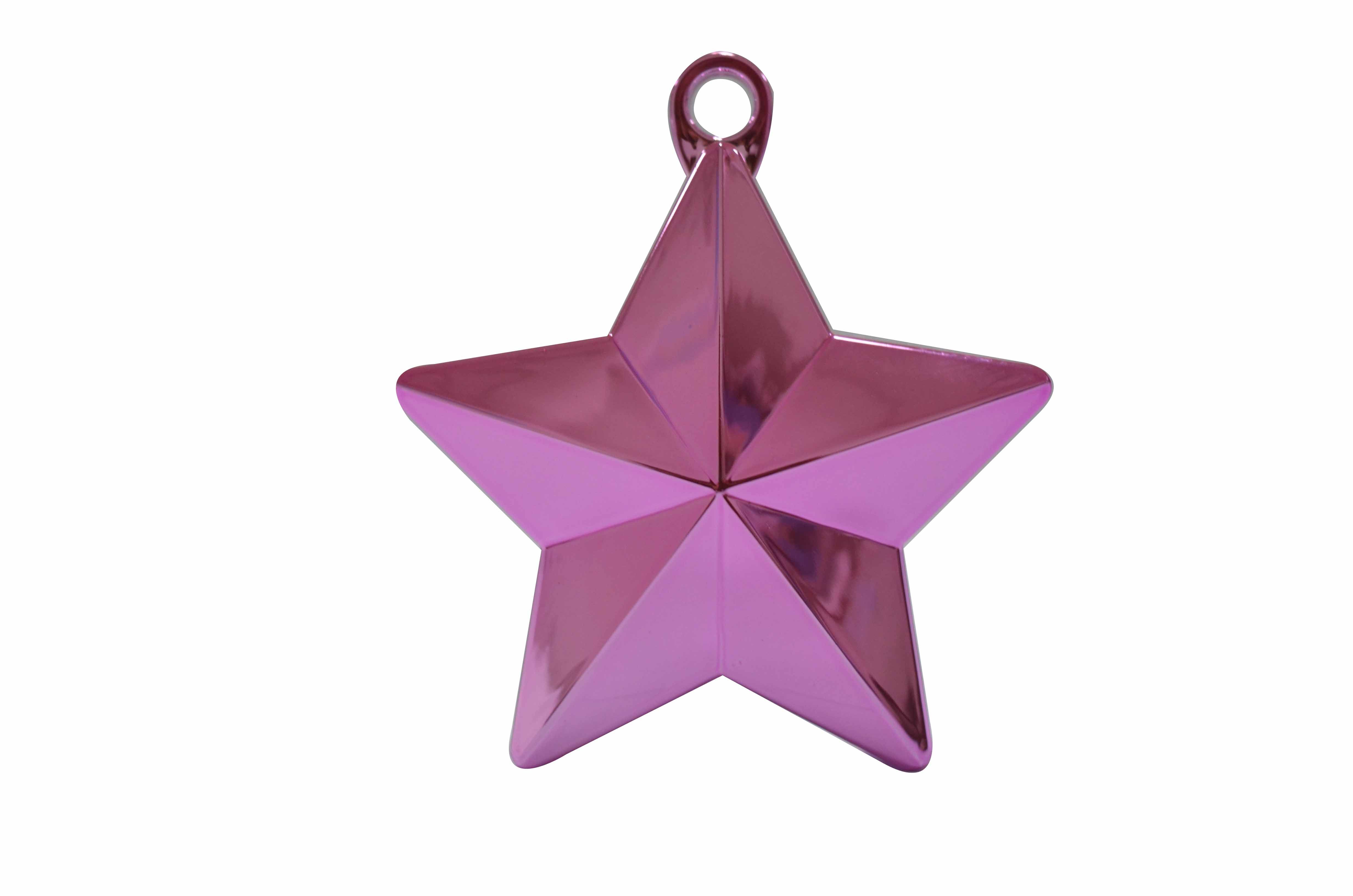 BALLOON WEIGHT STAR PINK 28G 1CTP