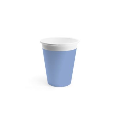 ECO COMP IND LBLUE PAPER CUPS 200ML 8CT