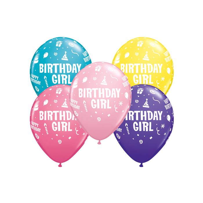 11 INCH LATEX RND SPECIAL AST PRT BDY GIRL 50CTP
