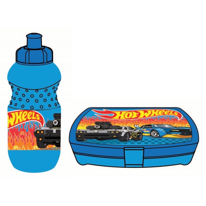 Hot Wheels Spirit Chllge Astro Bttle+Bsc Lunch Box