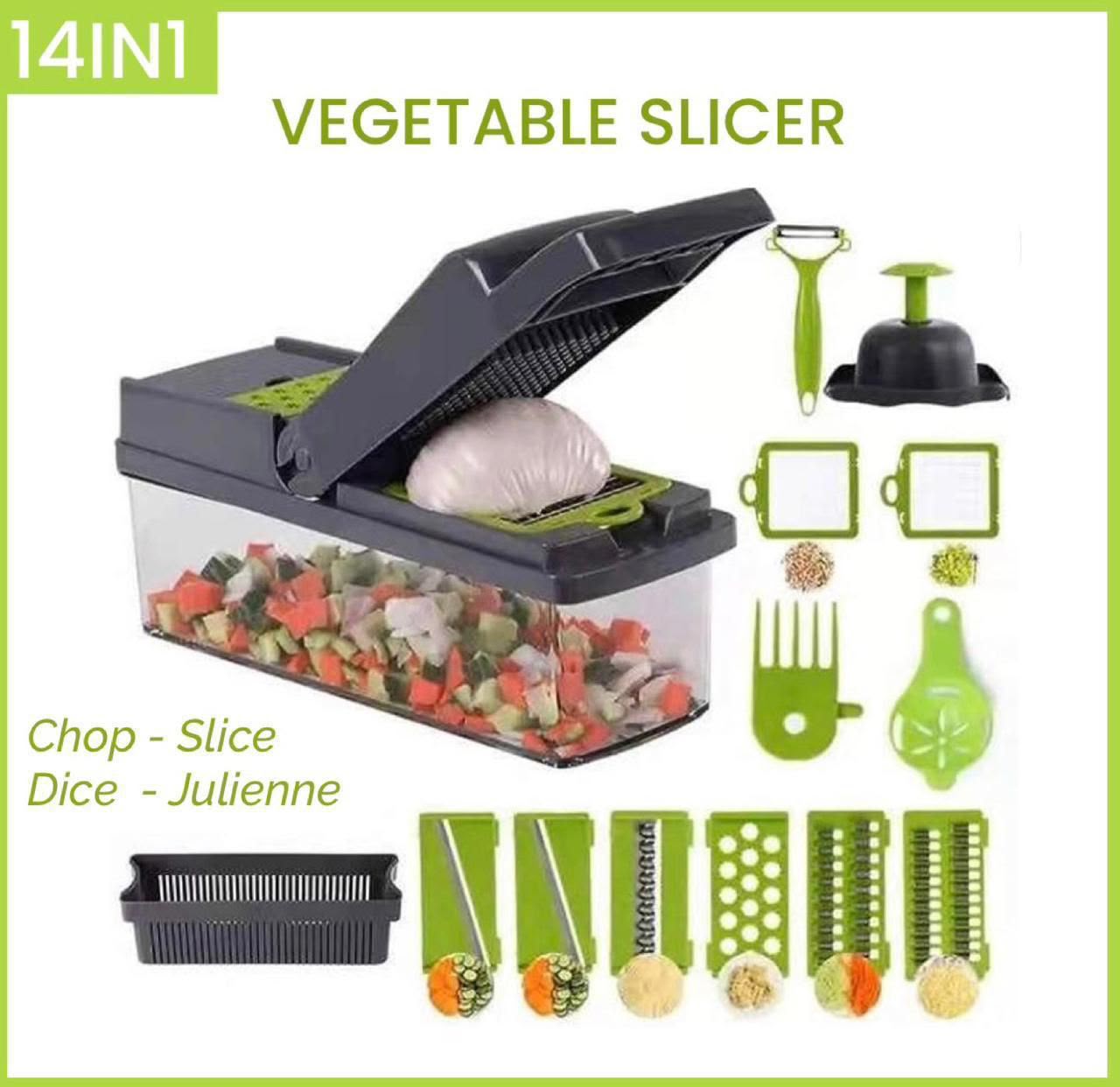 VEGETABLE SLICER 14-IN-1