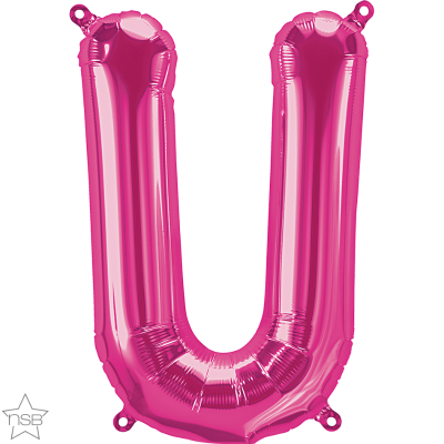 34 INCH FOIL MAGENTA LETTERS 1CTP