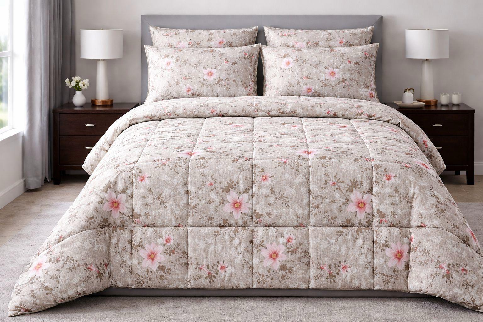King Floral Comforters Sets