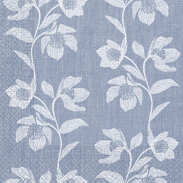 NAPKINS 3PLY 333CM TEXTURE TURQUOISE FLOWERS 20CT