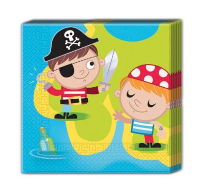 PIRATE TREASRE HUNT TWO PLY PAPR NPKN 33X33CM 20CT