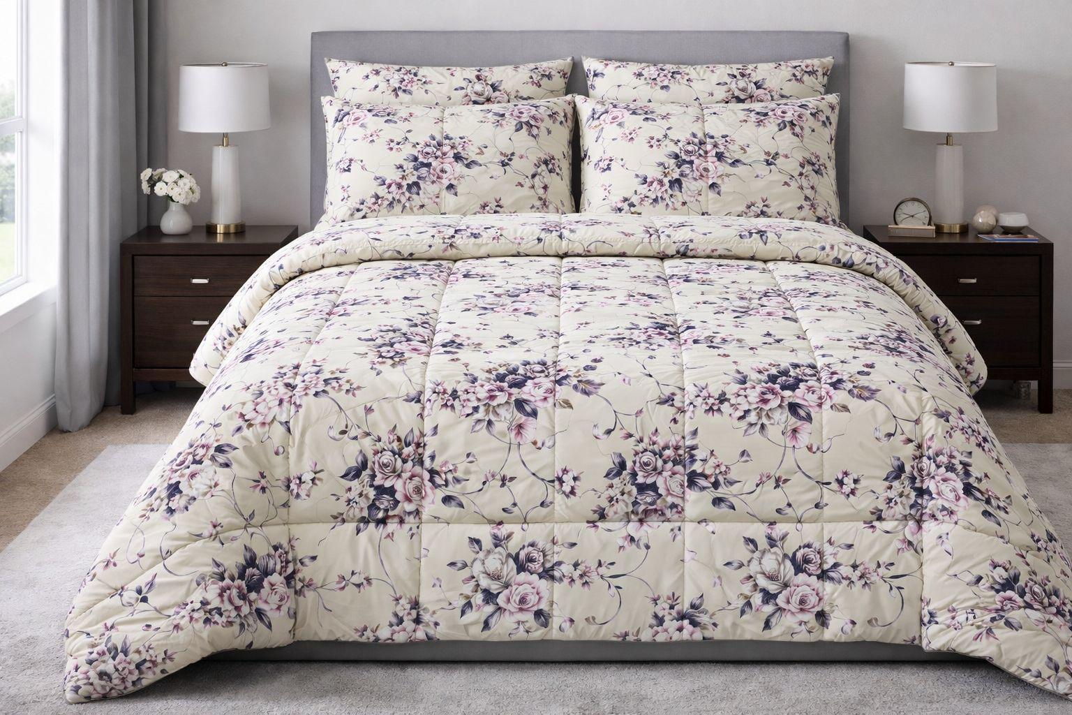 King Floral Comforters Sets