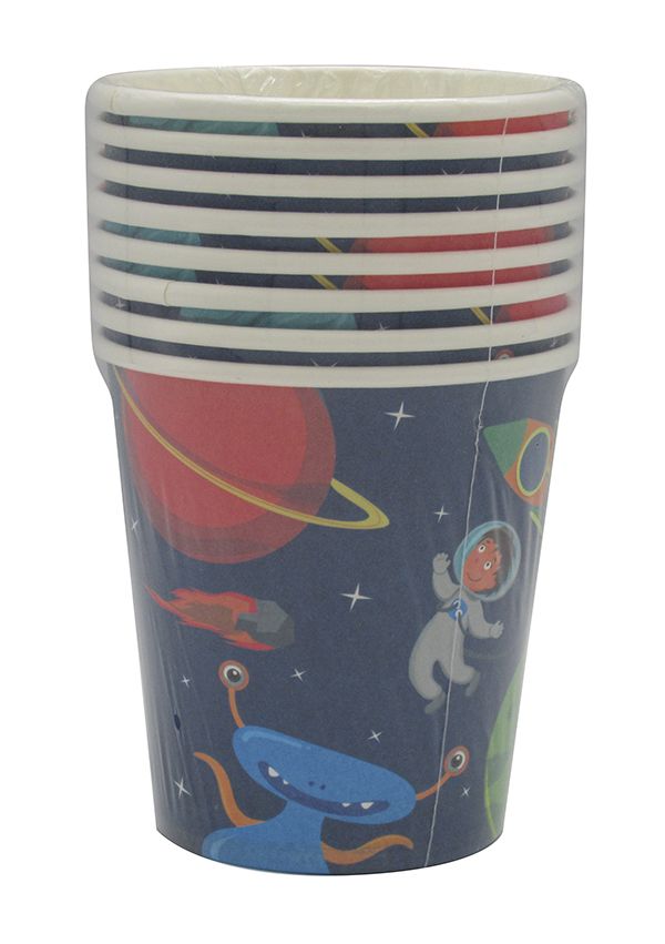 ASTRONAUT PAPER CUPS 200ML 8CT