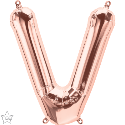 34 INCH FOIL ROSE GOLD LETTERS 1CTP