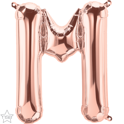 16 IN FOIL ROSE GOLD LETTERS AIR FILLED 1CTP