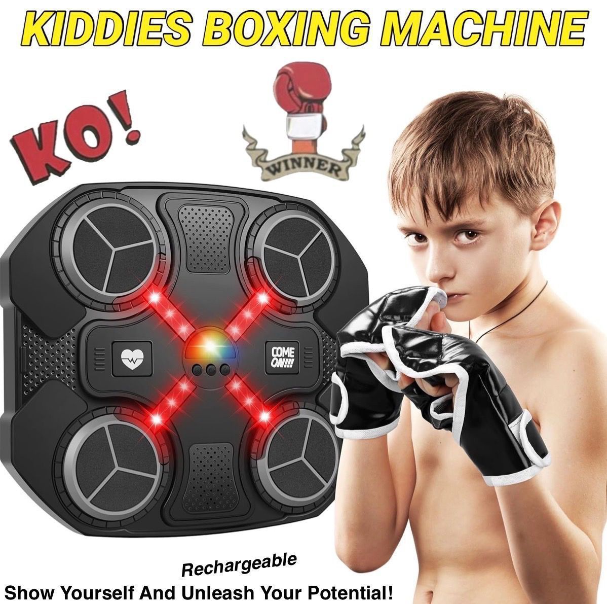 Rechargeable Kiddies Boxing Machine