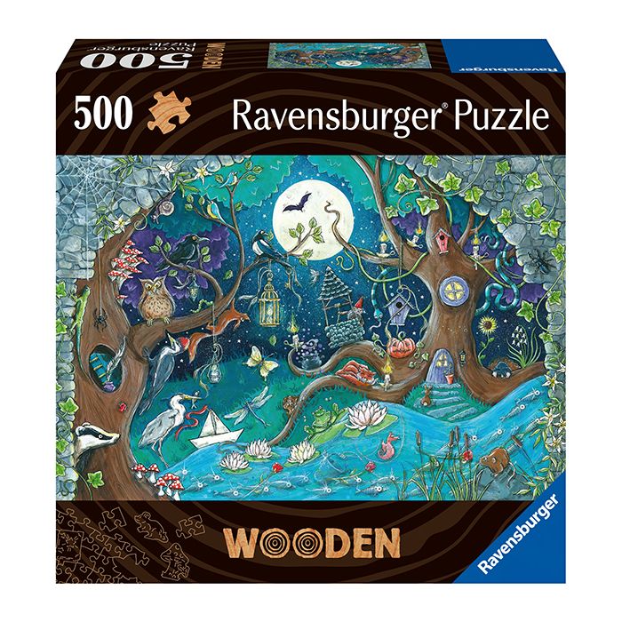 Ravensburger 500Pc Wooden Puzzle Fantasy Forest