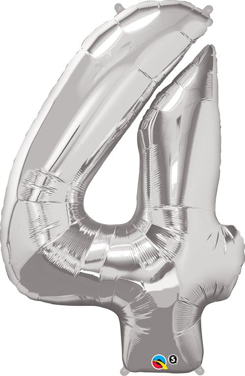 34 INCH FOIL NUMBER 4 SILVER 1CTP