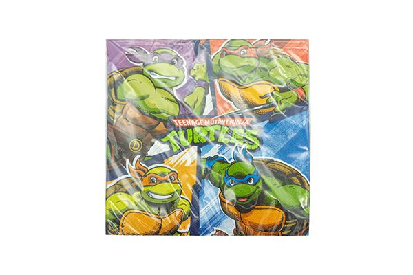 TEENAGE MUTANT TURTLES 2PLY PPR NPKN 33X33CM 20CT