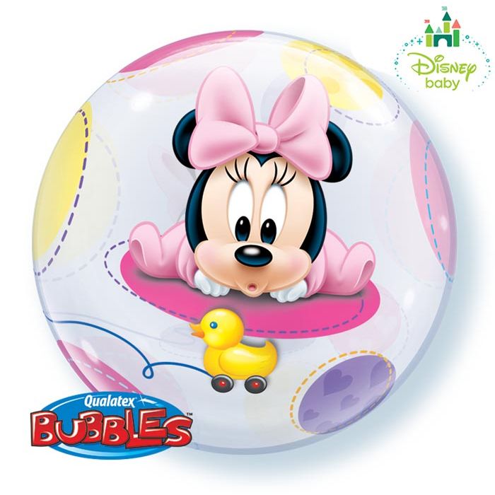 22 INCH SINGLE BUBBLE BABY MINNIE 1CTP