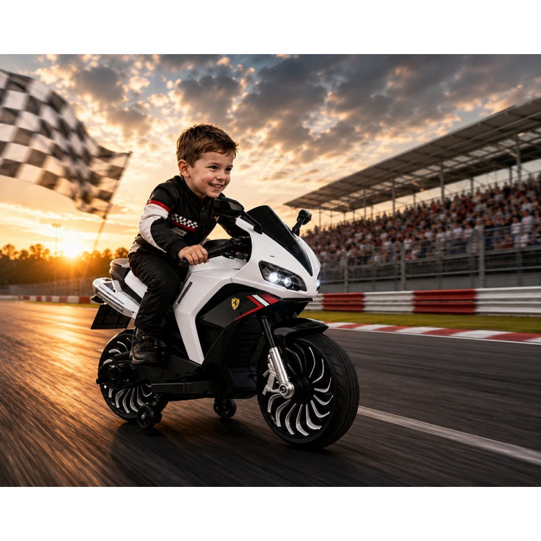 911 Kids Electric Ride On Bike
