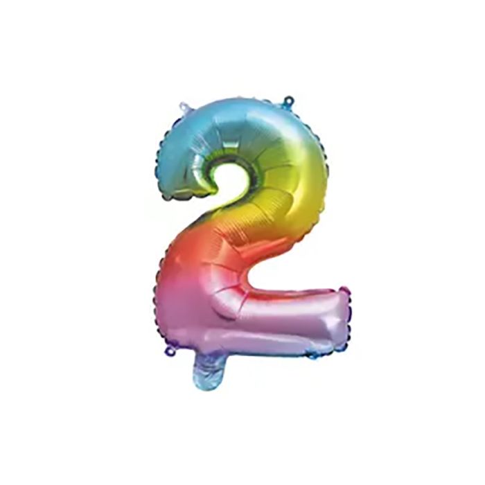 RAINBOW FOIL BALLOON 95CM NO 2