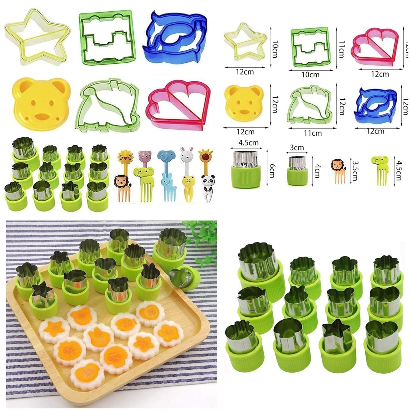 28 Piece Kids Sandwich Cutters
