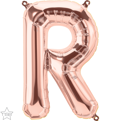 34 INCH FOIL ROSE GOLD LETTERS 1CTP