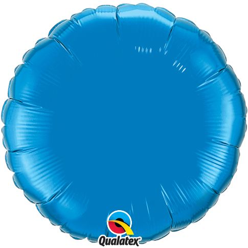 18 INCH FOIL SAPPHIRE BLUE PLAIN 1CTL
