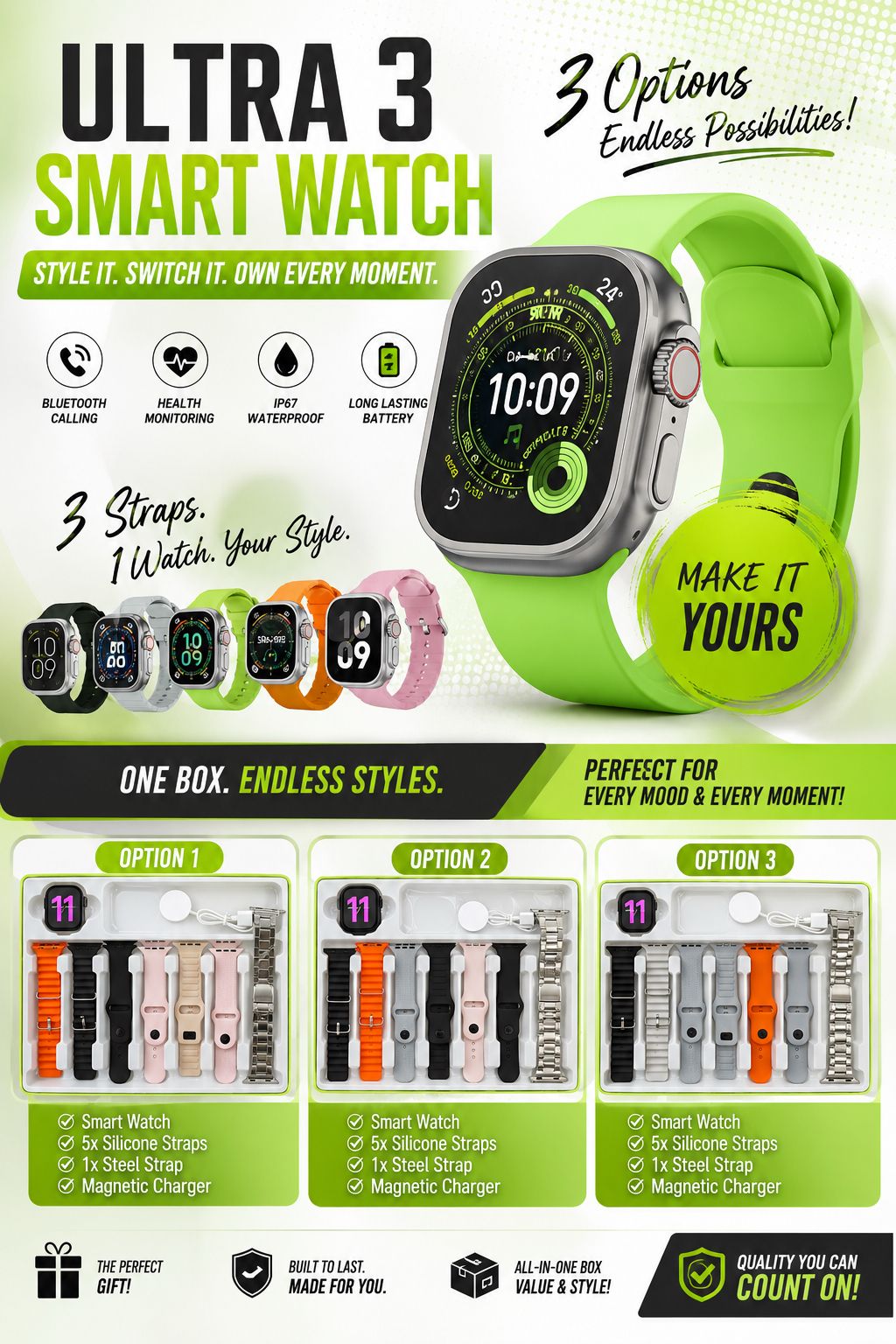T500 Smartwatch Set
