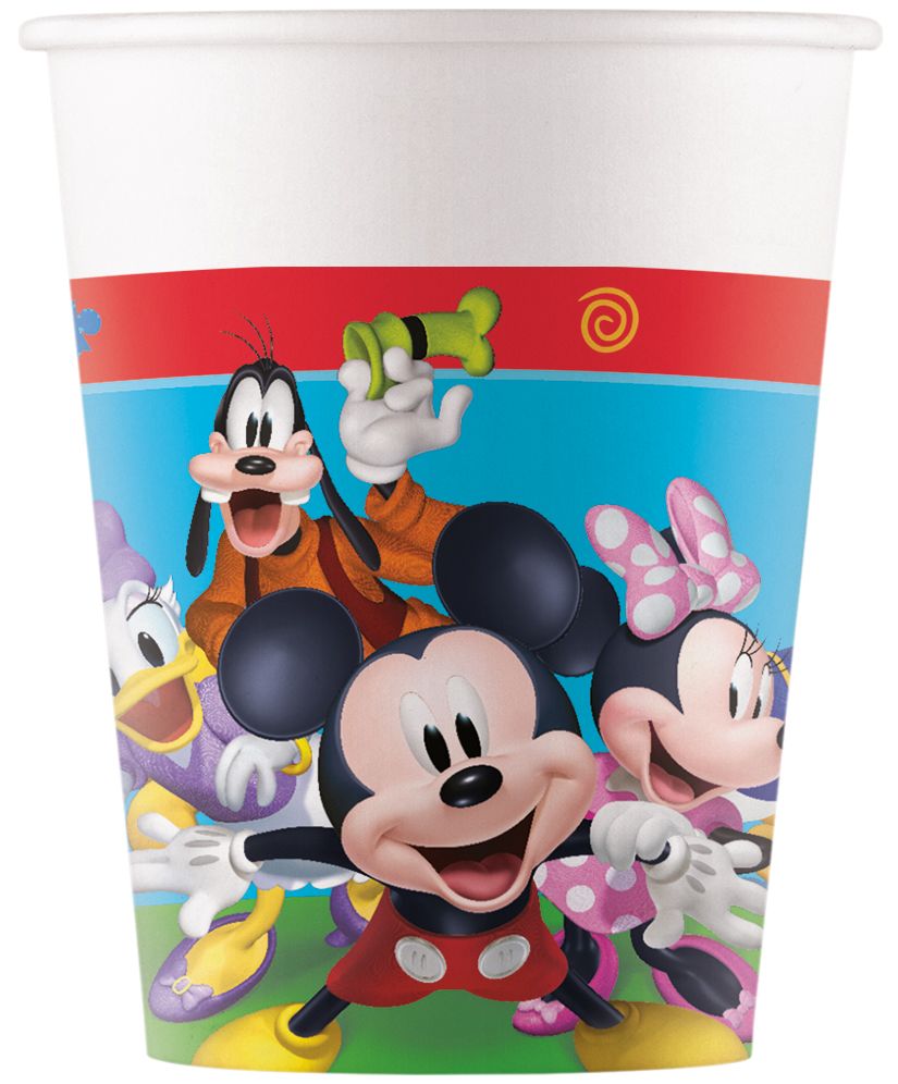 MICKEY ROCK THE HOUSE PAPER CUPS 200ML 8CT