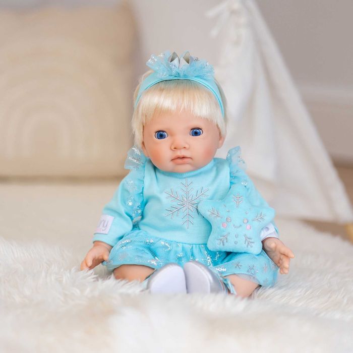 Tiny Treasure Doll Snowflake Baby Care Set