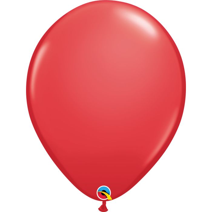 16 INCH LATEX PLAIN ROUND RED 50CTP