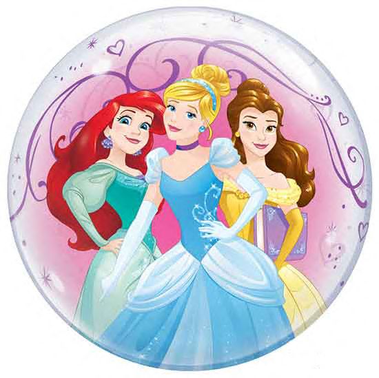 22 INCH SINGLE BUBBLE DISNEY PRINCESS 1CTP