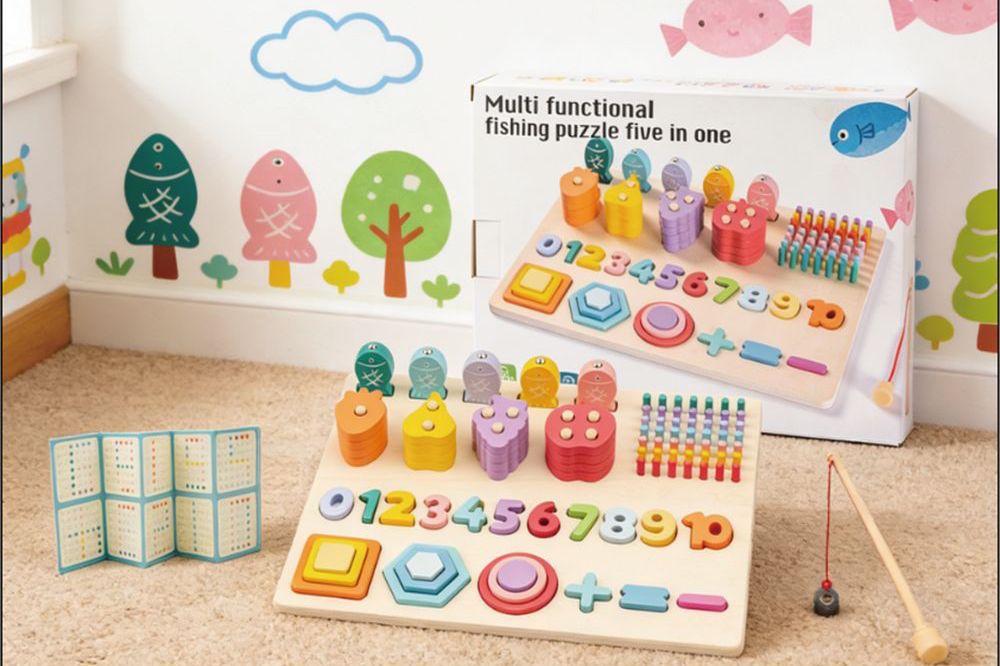 Multi Functional Fishing Puzzle