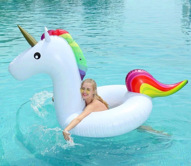 Giant Unicorn Inflatable Tube